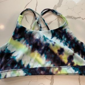 Athleta Girl Printed Upbeat Bra 2.0 (XXL/16)